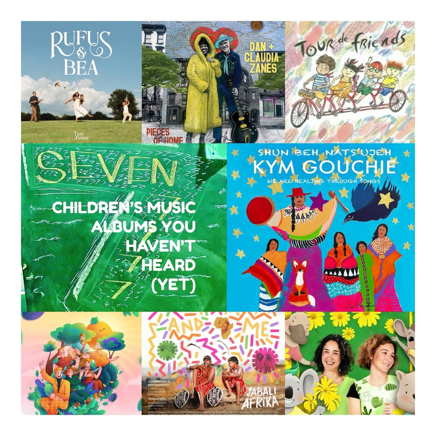 7 Children&rsquo;s Music Albums *You Haven&rsquo;t Heard (Yet!) 🎧☀️

(*You = children&rsquo;s music friends who were at the @childrensmusicnetwork listening party which featured MANY incredible offerings - these 7 are ones we didn&rsquo;t hear and a