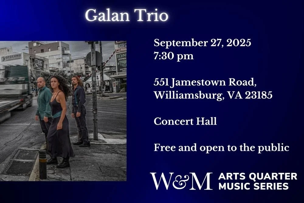 Arts Quarter Music Series: Galan Trio