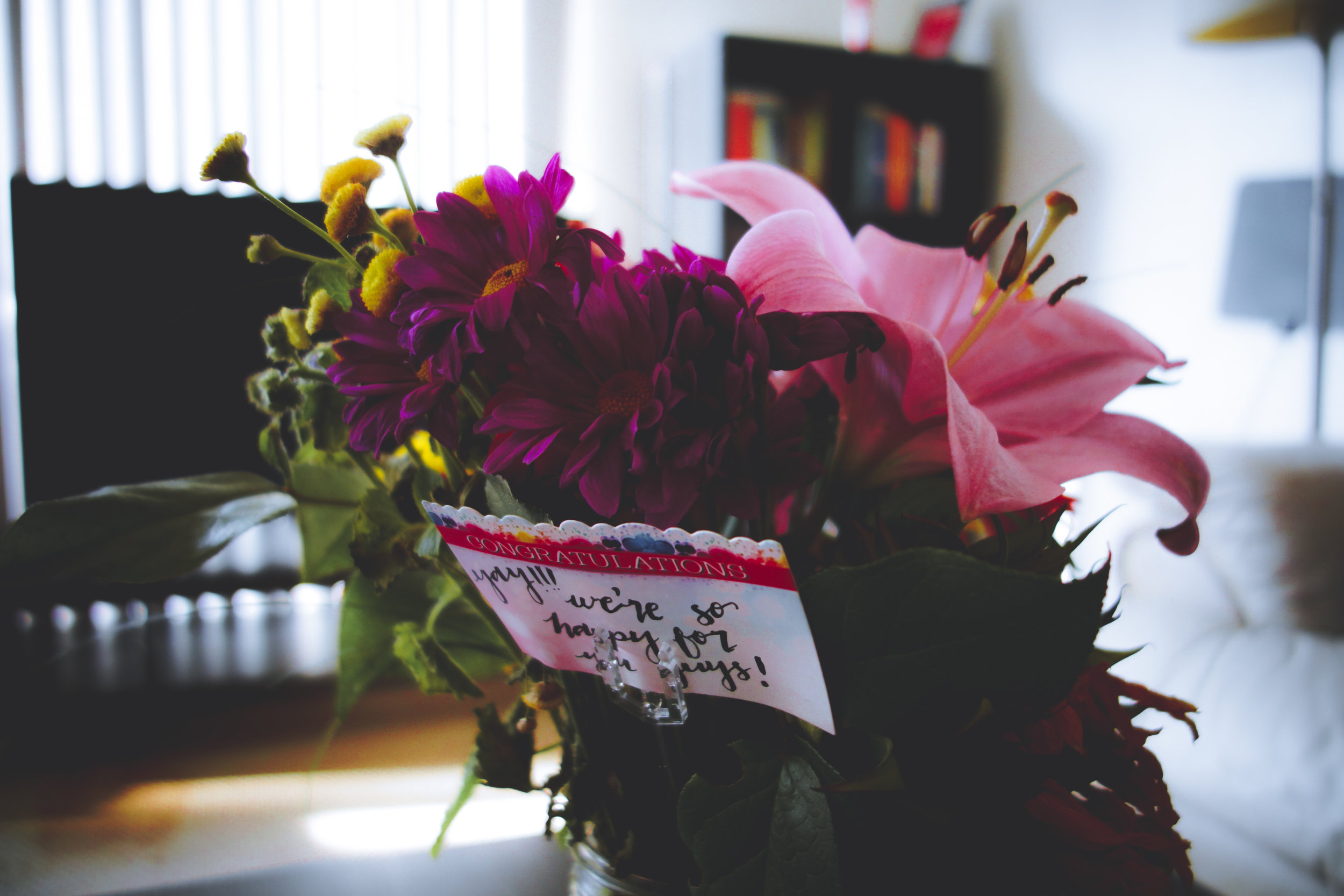 Engagement Flowers! Thank you Shirley