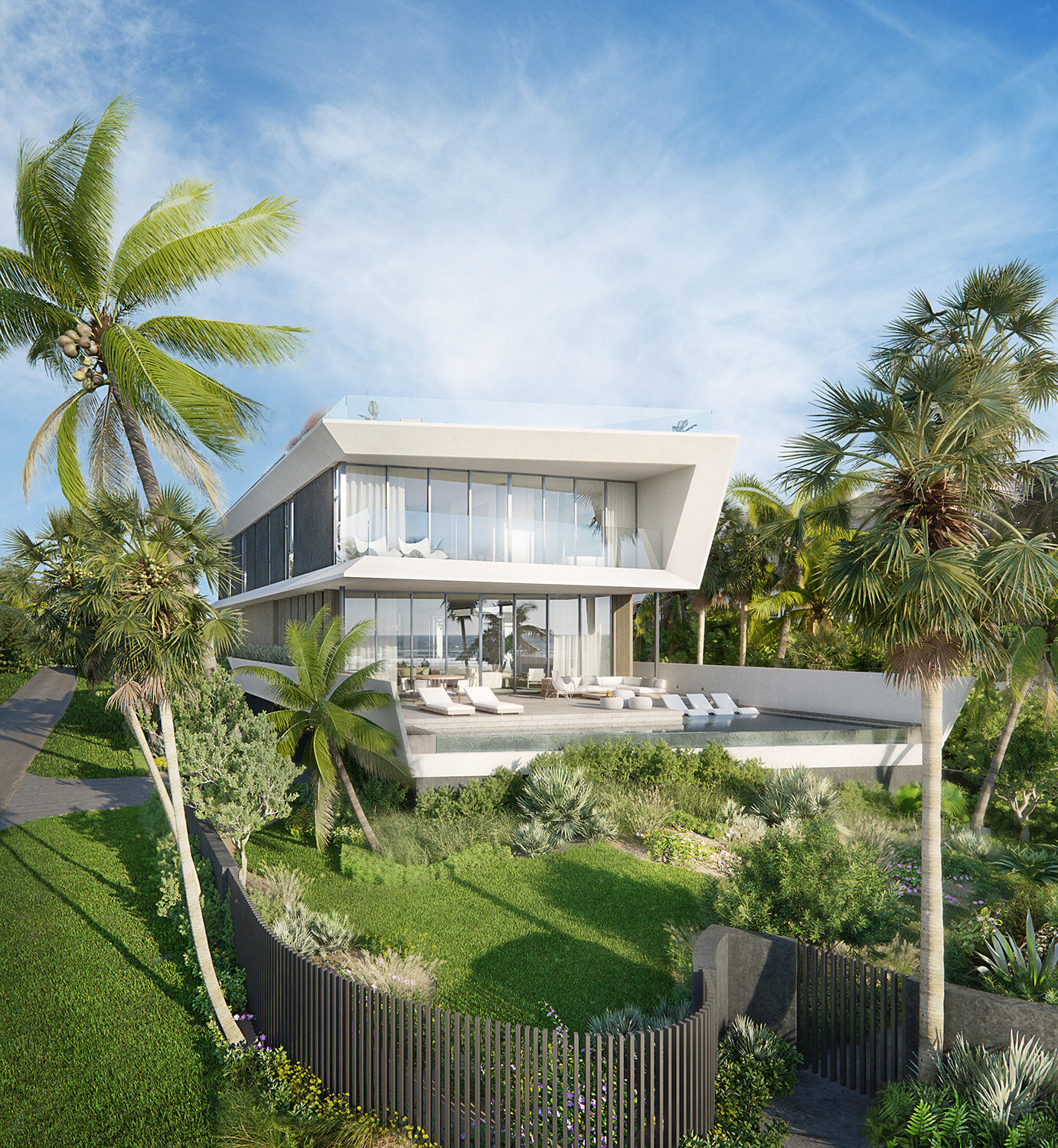  North Ocean Delray Beach Residence - KoDA 3D Rendering by Azeez Bakare Studios  
