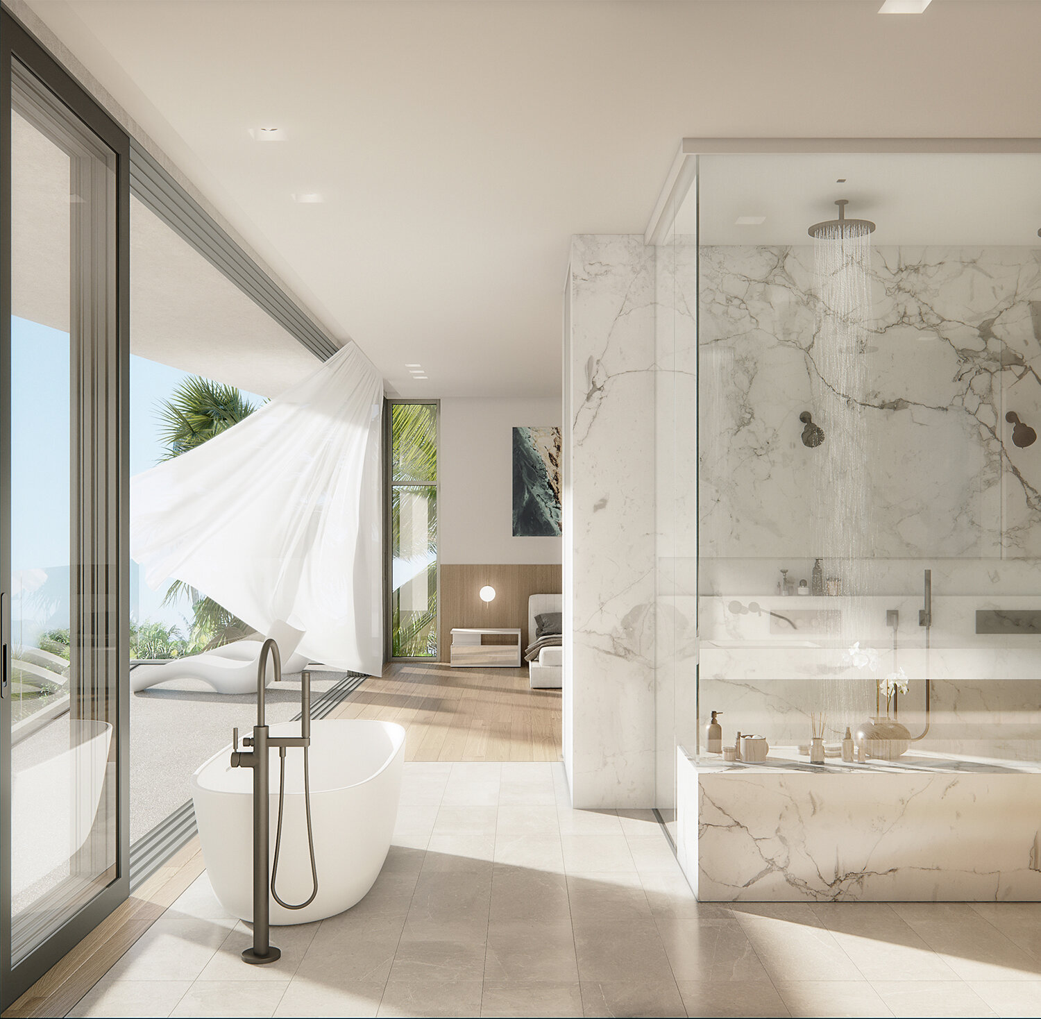  North Ocean Delray Beach Residence - KoDA 3D Rendering by Azeez Bakare Studios  