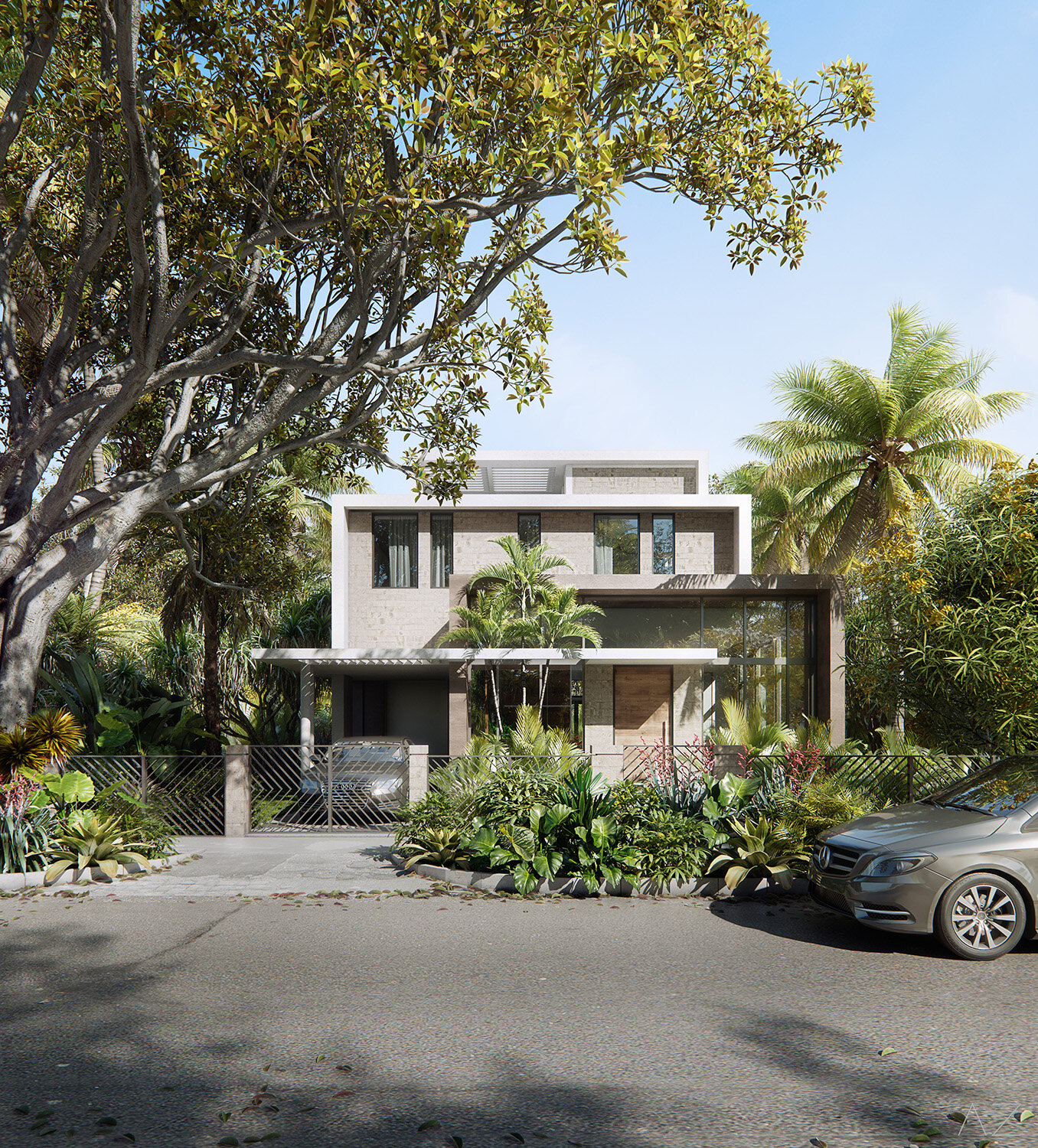  Future Vision Studios - Villa Coconut Grove - 3D Rendering by Azeez Bakare Studios 
