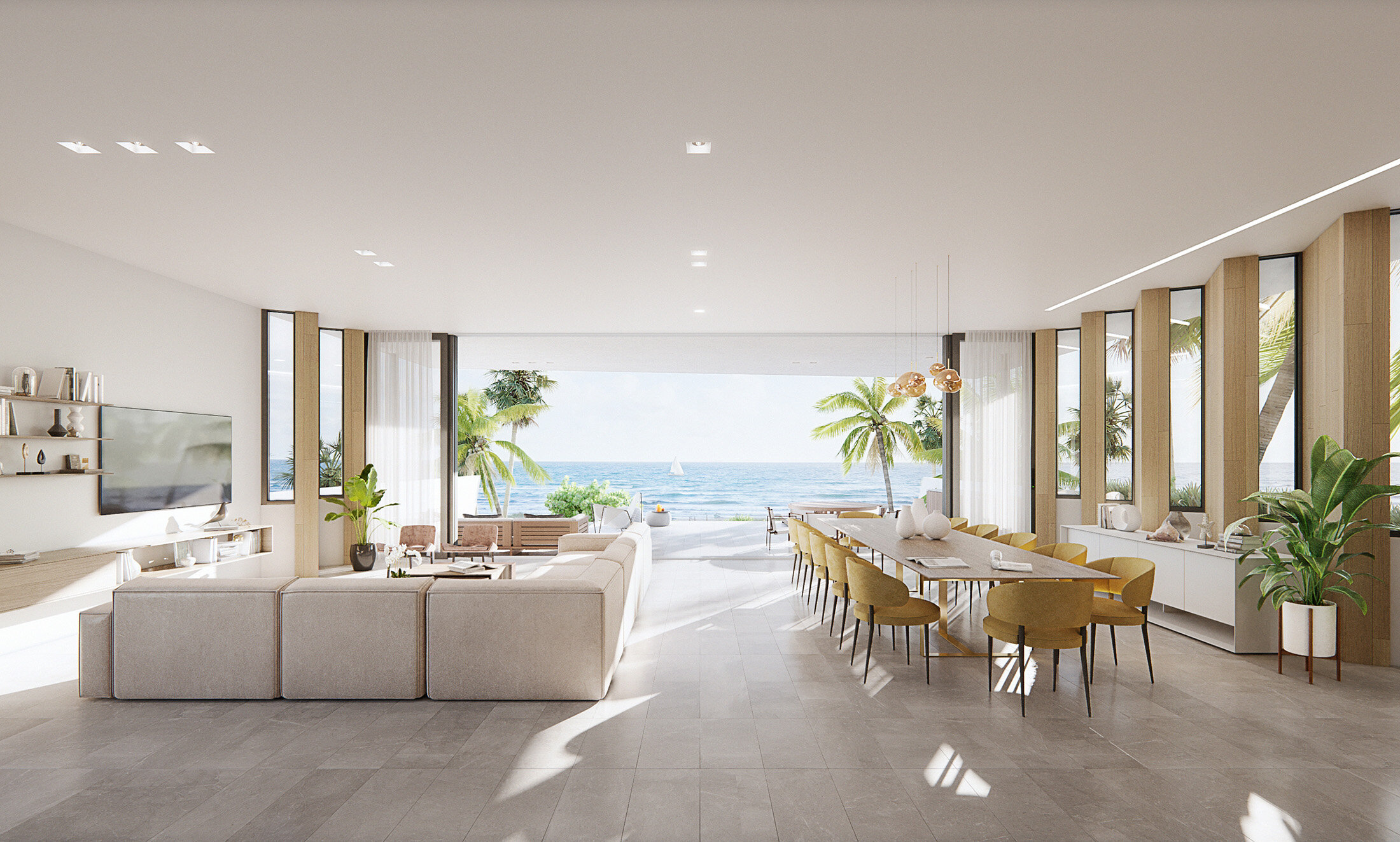  North Ocean Delray Beach Residence - KoDA 3D Rendering by Azeez Bakare Studios  