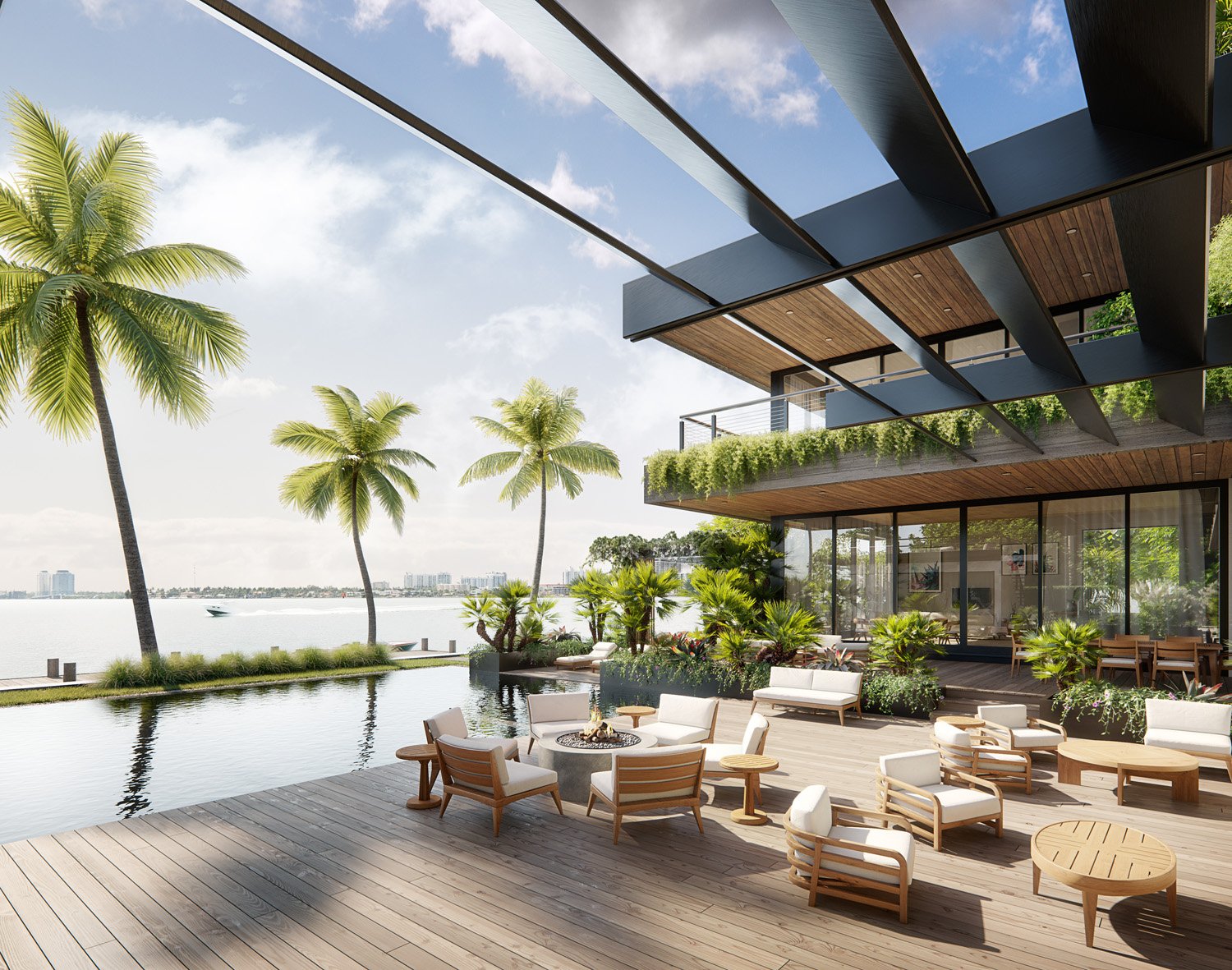  Miami Beach 02 - 3D Rendering by Azeez Bakare Studios 