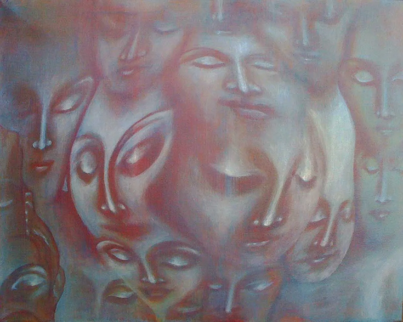 Untitled, 2011 Acrylic on canvas 16" x 20 ",