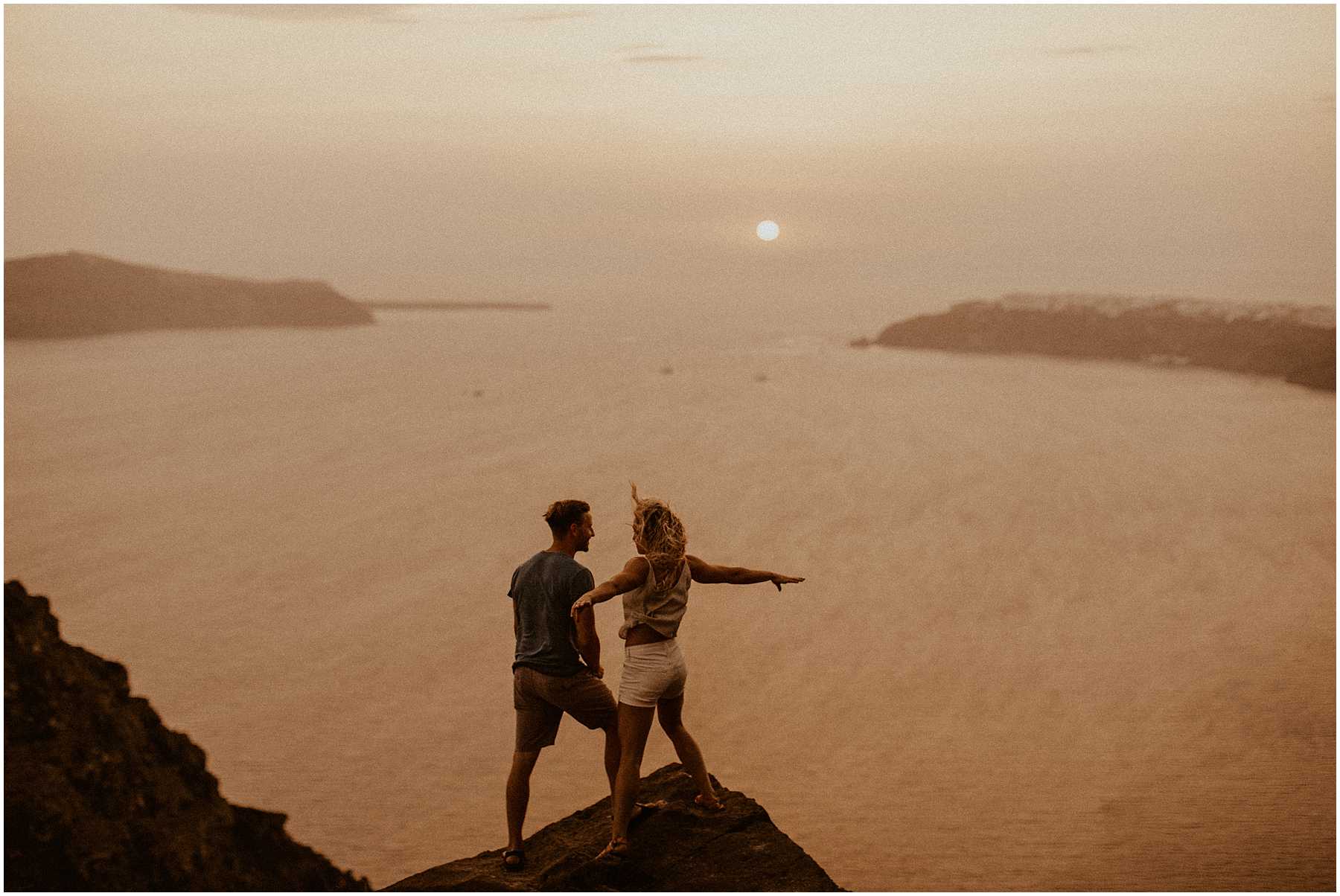 An Adventurous Elopement in Santorini, Greece