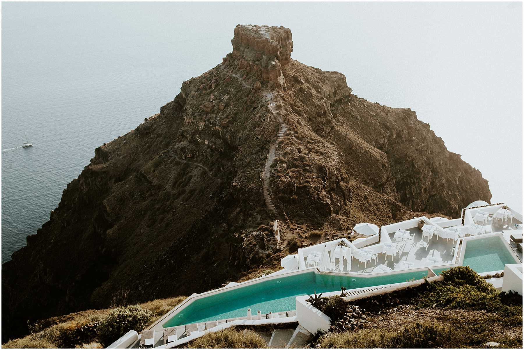 An Adventurous Elopement in Santorini, Greece