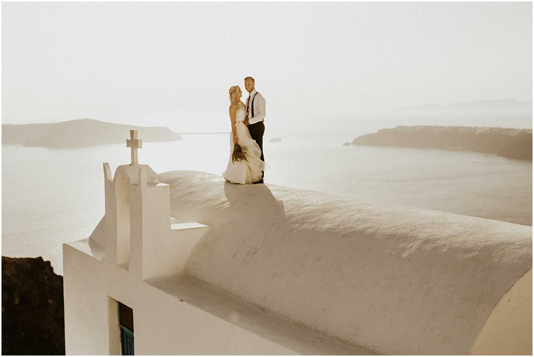 An Adventurous Elopement in Santorini, Greece