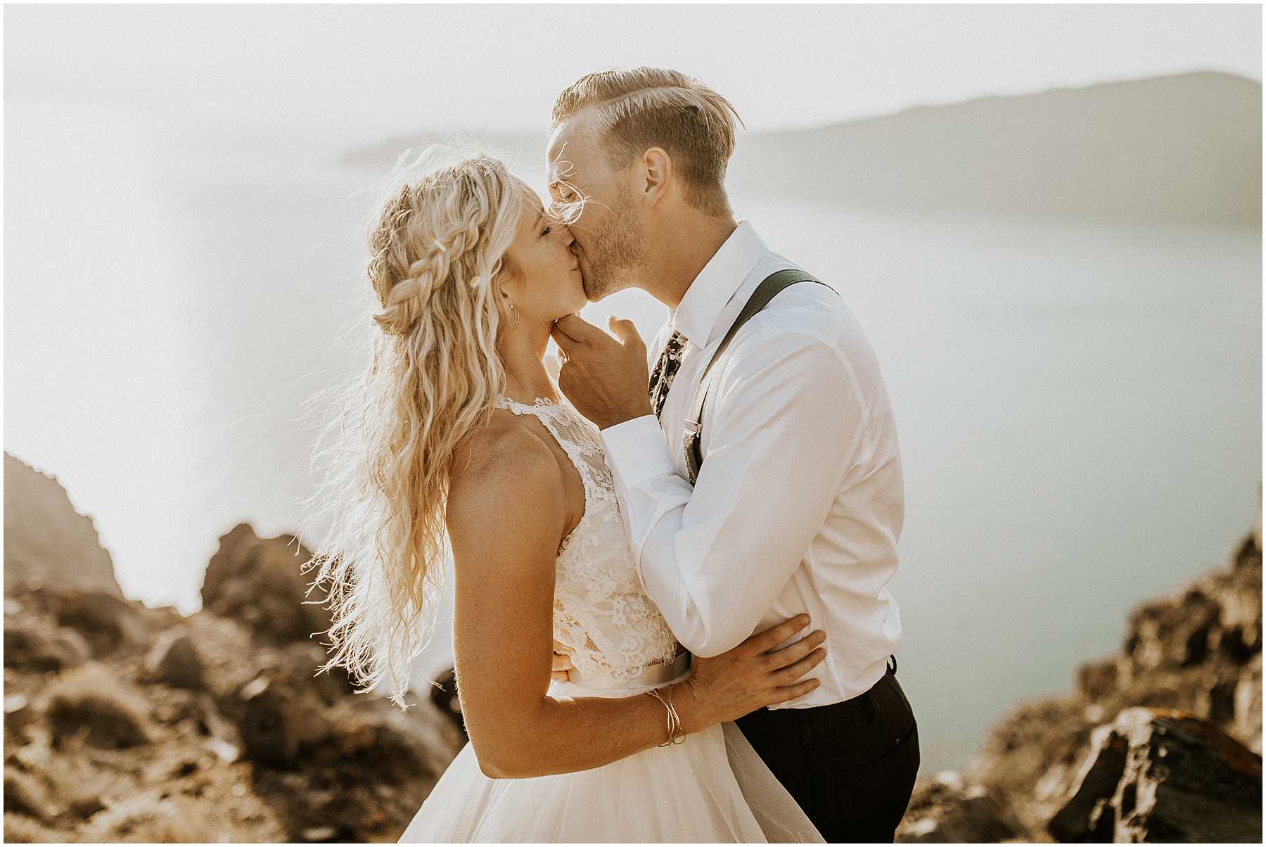 An Adventurous Elopement in Santorini, Greece
