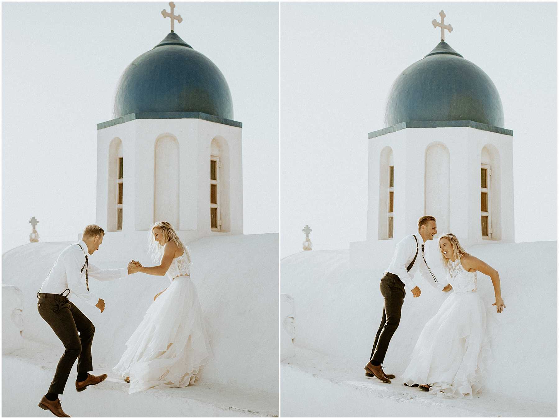 An Adventurous Elopement in Santorini, Greece