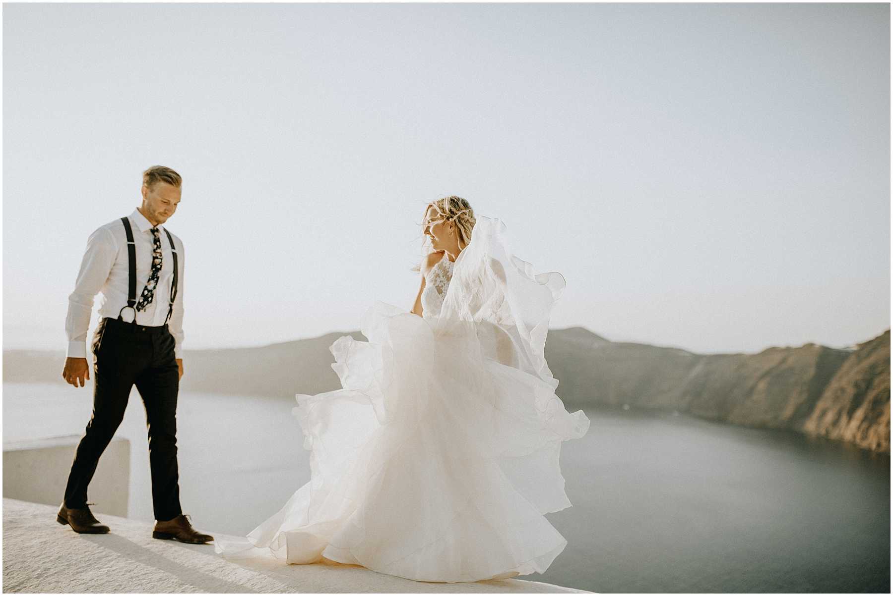 An Adventurous Elopement in Santorini, Greece