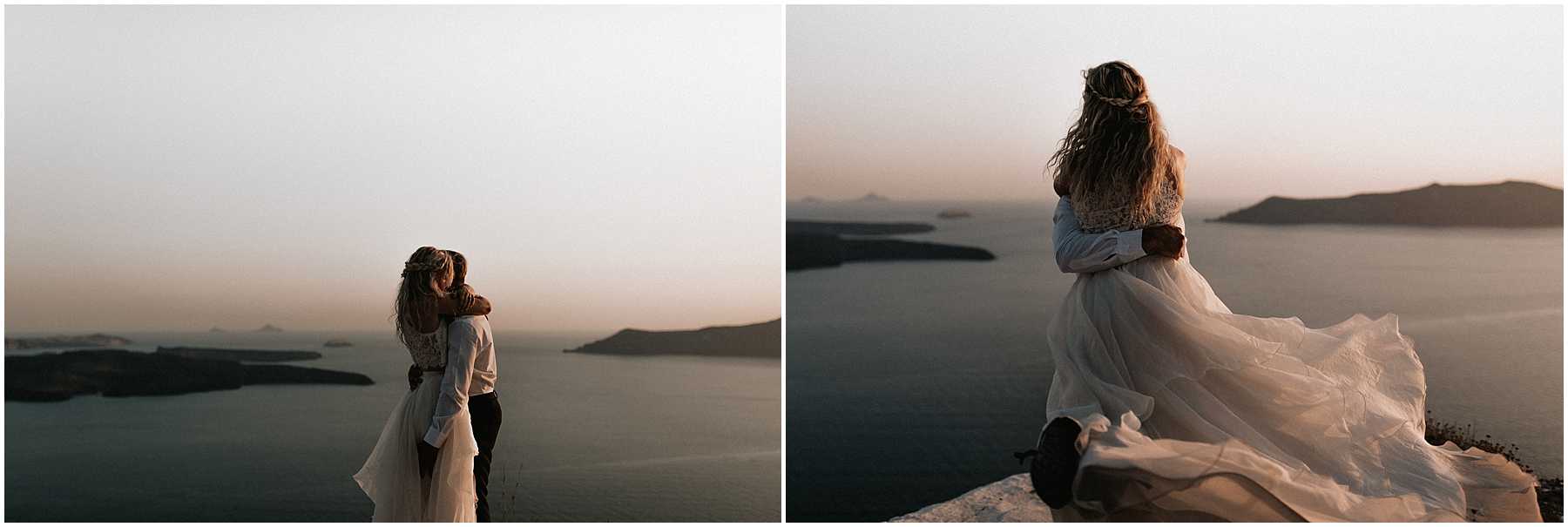 An Adventurous Elopement in Santorini, Greece