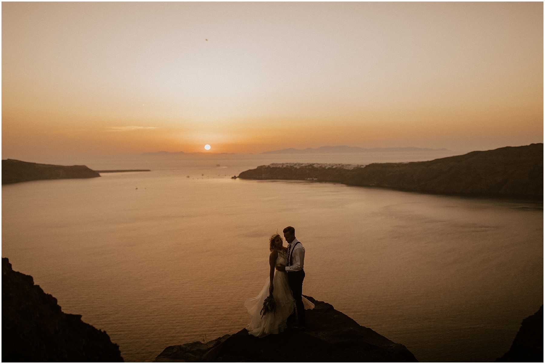 An Adventurous Elopement in Santorini, Greece