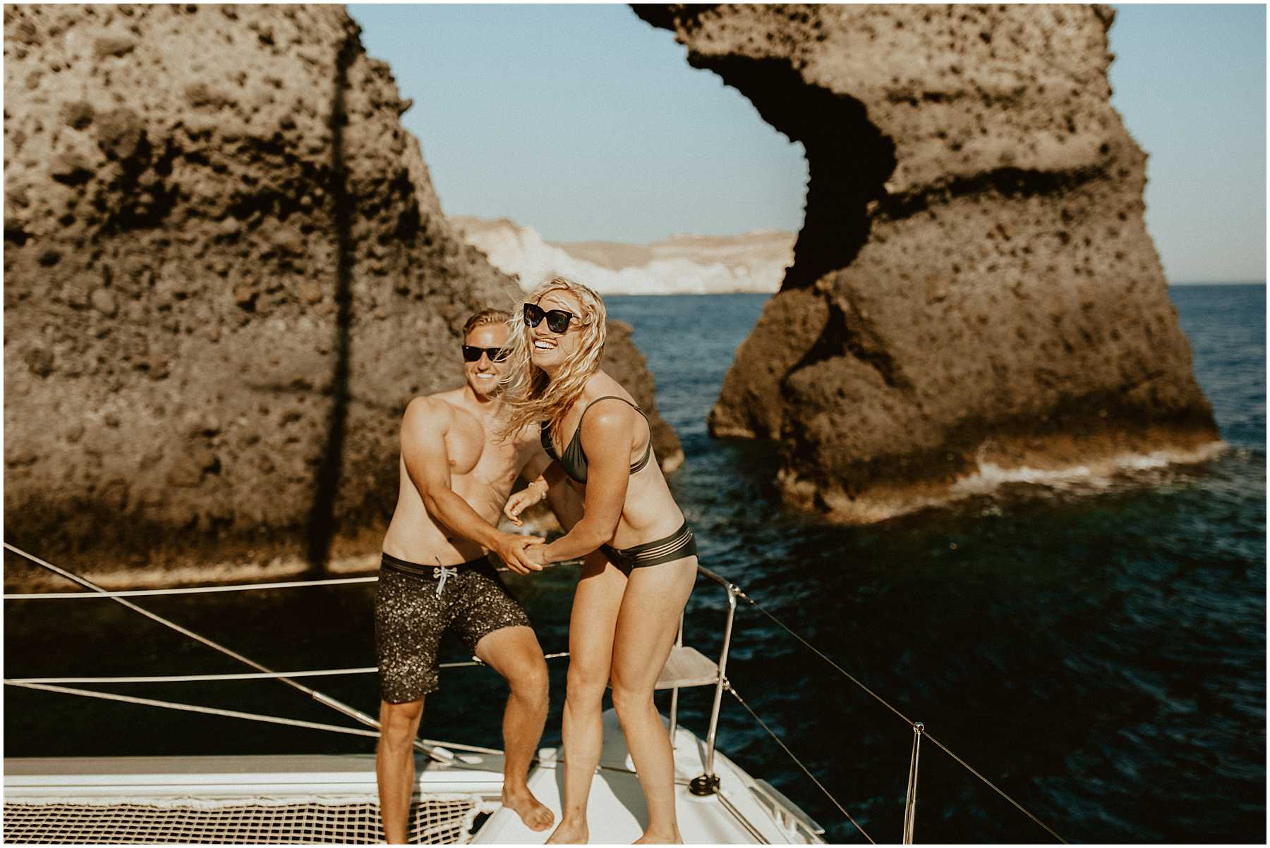 An Adventurous Elopement in Santorini, Greece