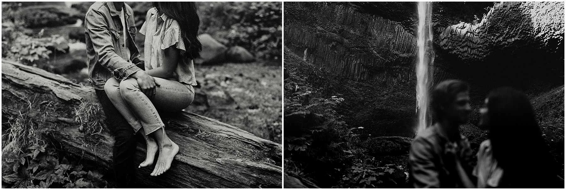 Adventurous, Latourell Falls Couples Shoot