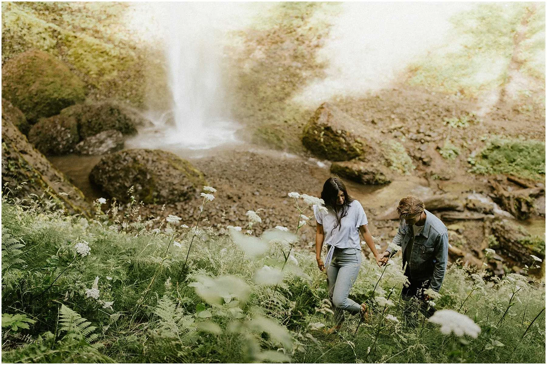 Adventurous, Latourell Falls Couples Shoot