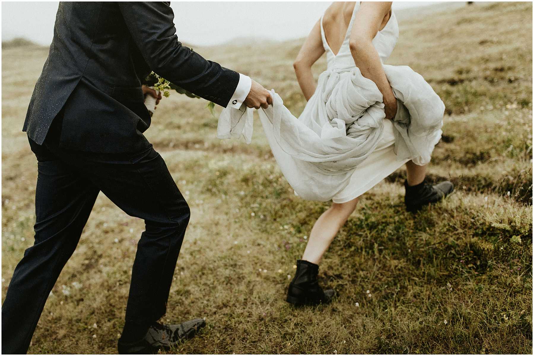 An Intimate, Cliffside Elopement in Iceland