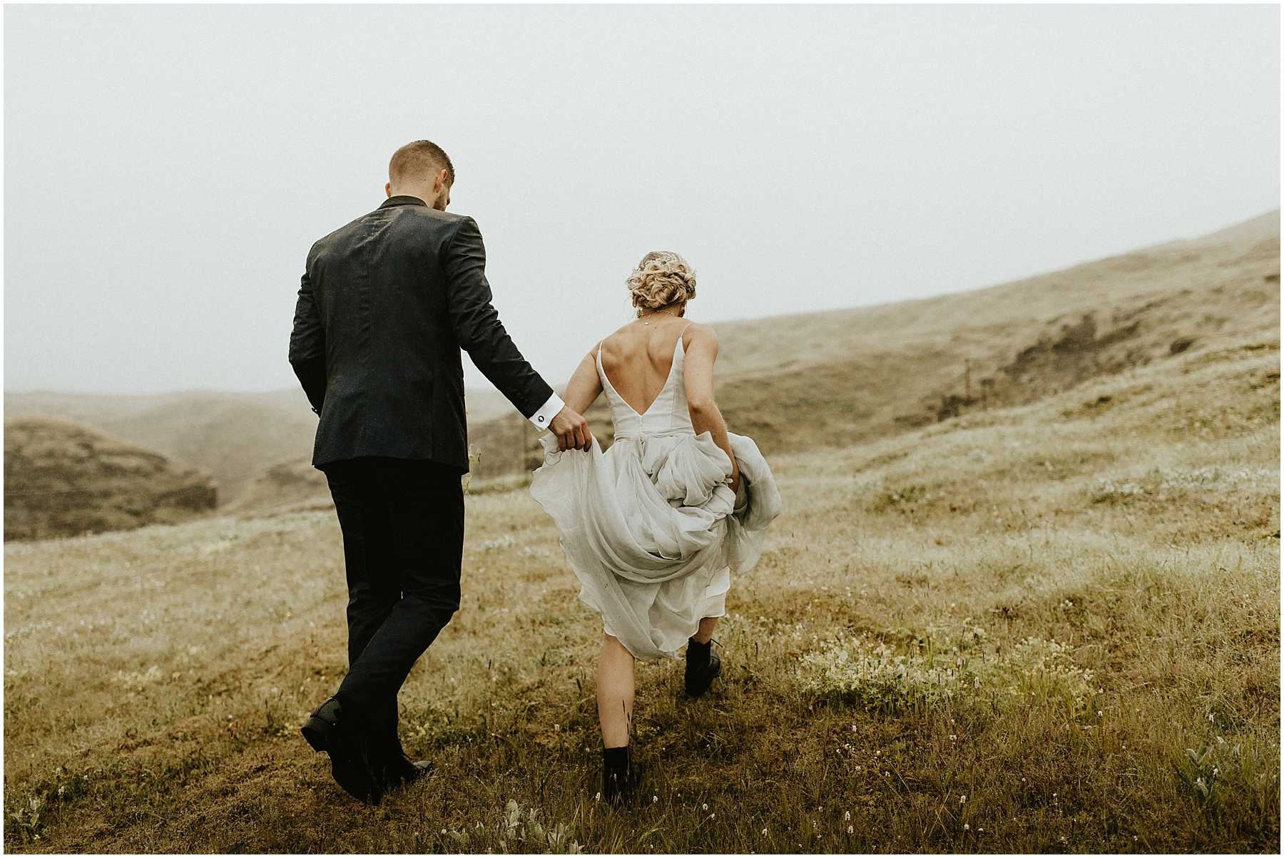 An Intimate, Cliffside Elopement in Iceland