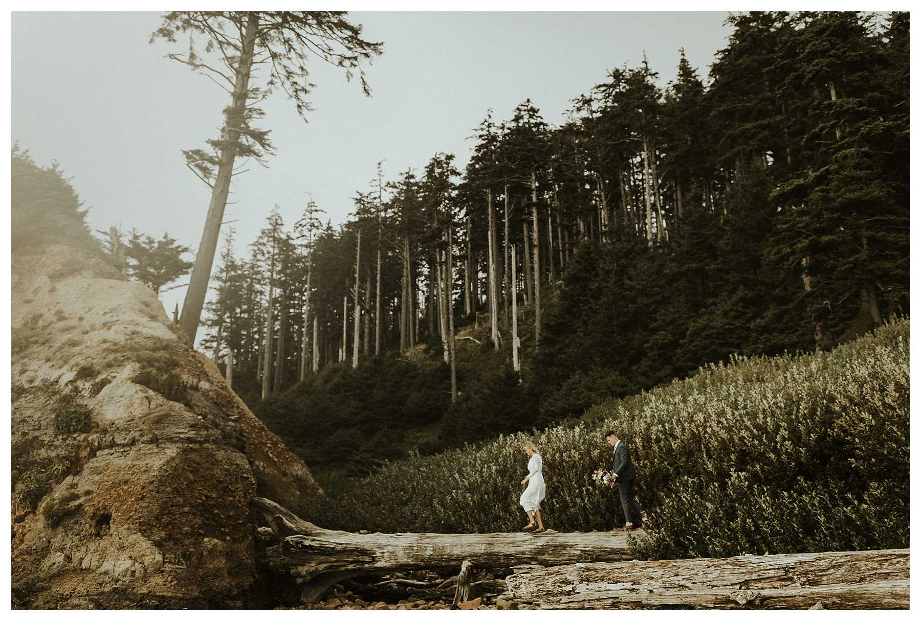 Adventurous Oregon Coast Elopement