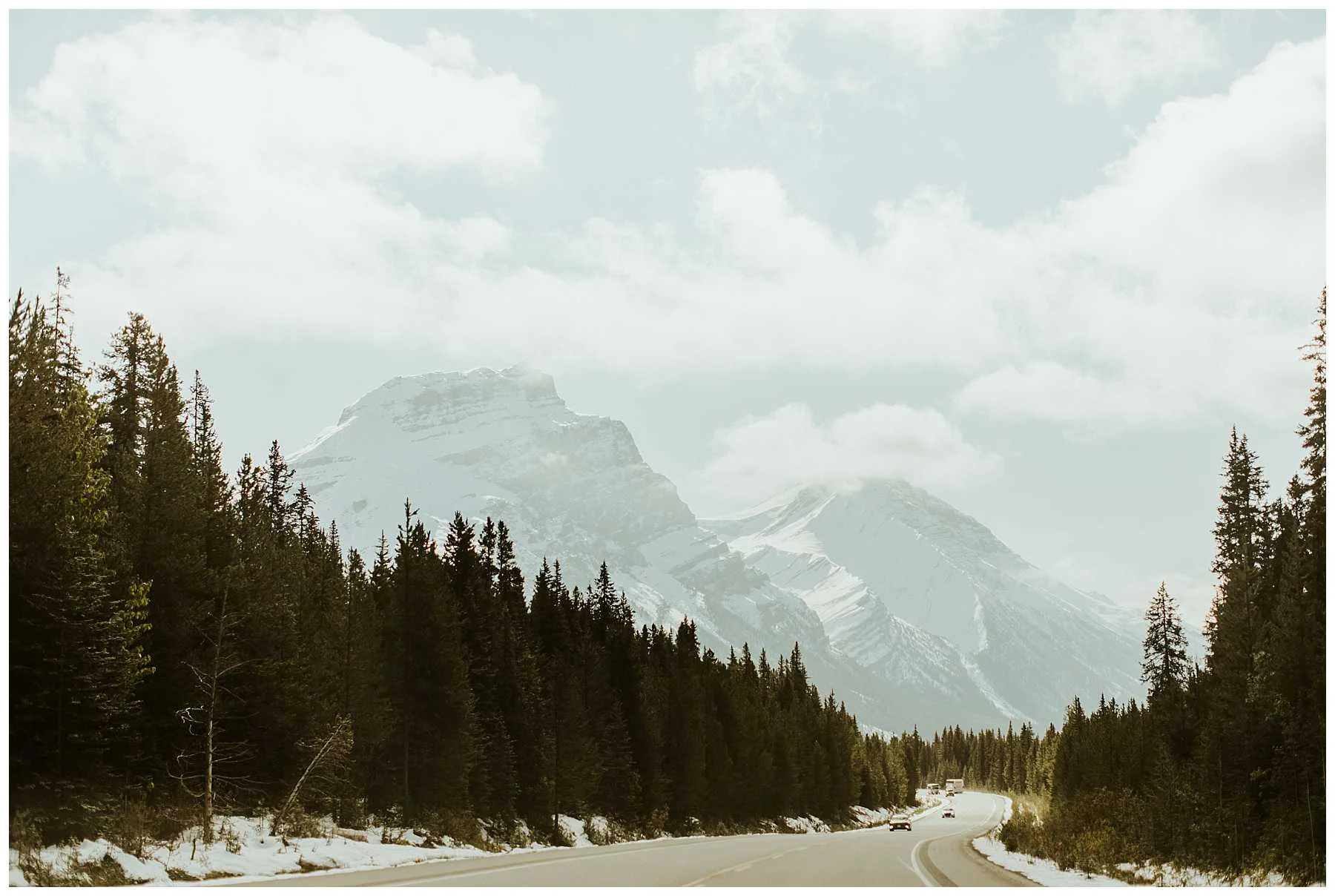 Sunrise Winter Elopement in Banff National Park