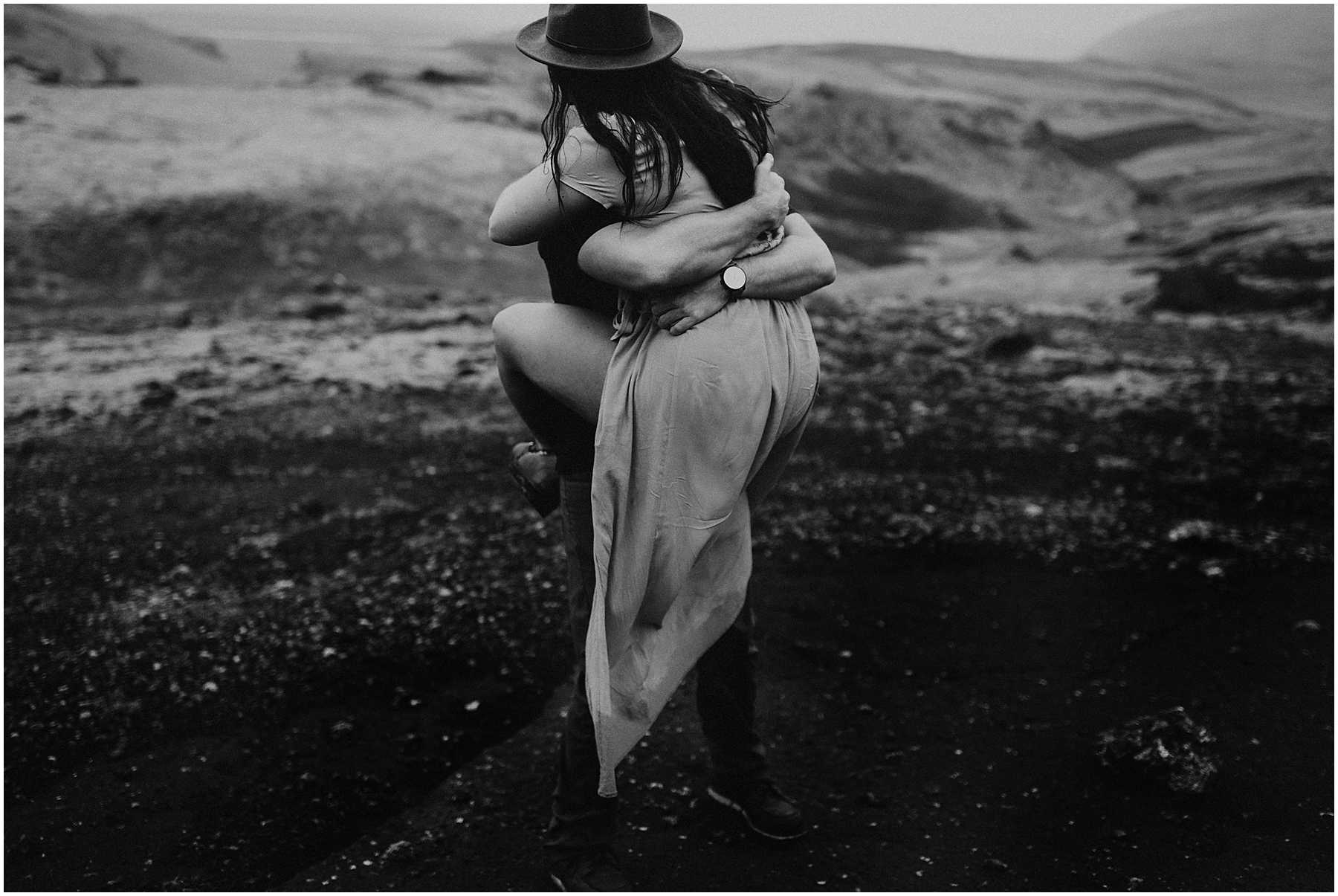 An Adventurous Engagement Session in Iceland