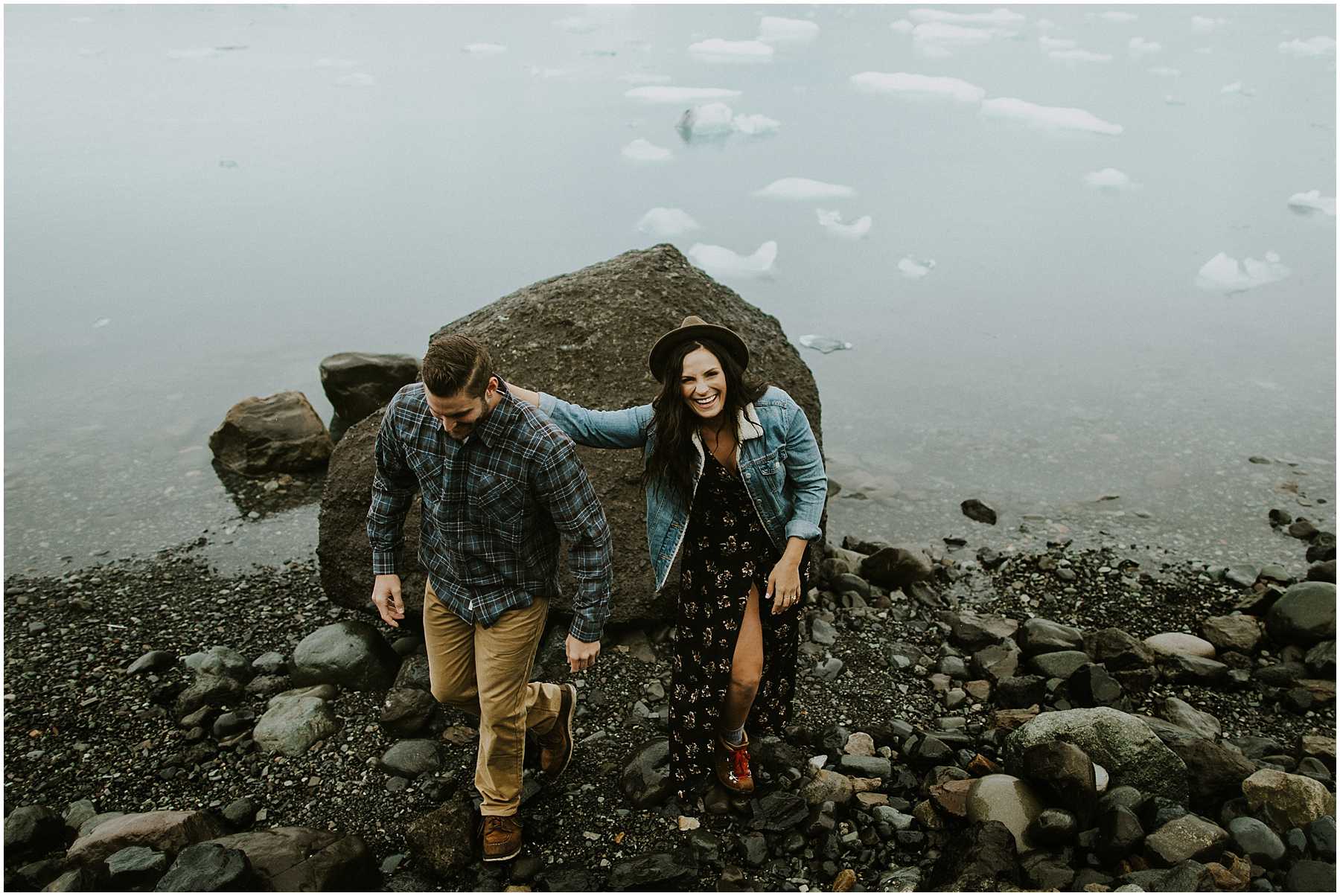 An Adventurous Engagement Session in Iceland