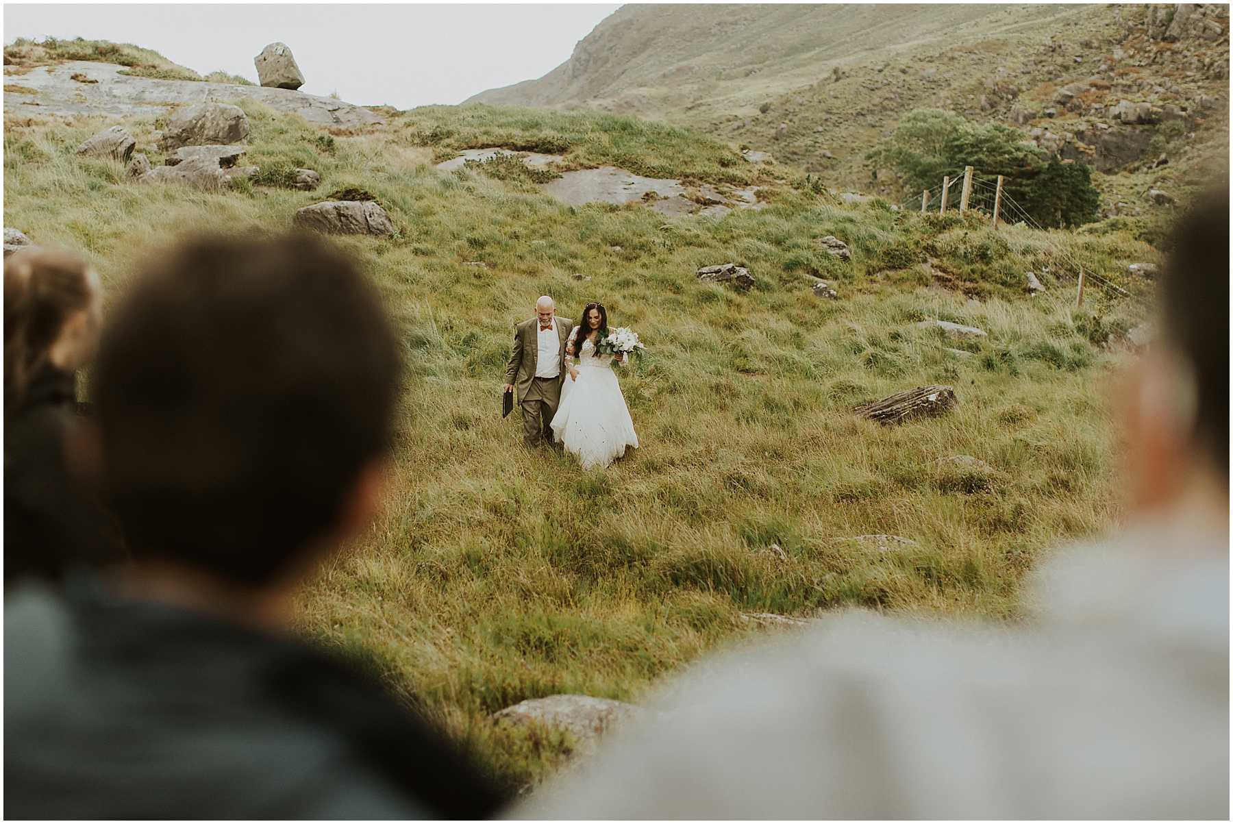 Intimate Wedding at the Gap of Dunloe in Ireland