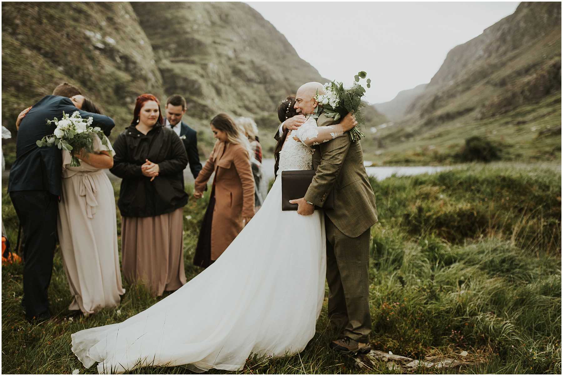 Intimate Wedding at the Gap of Dunloe in Ireland