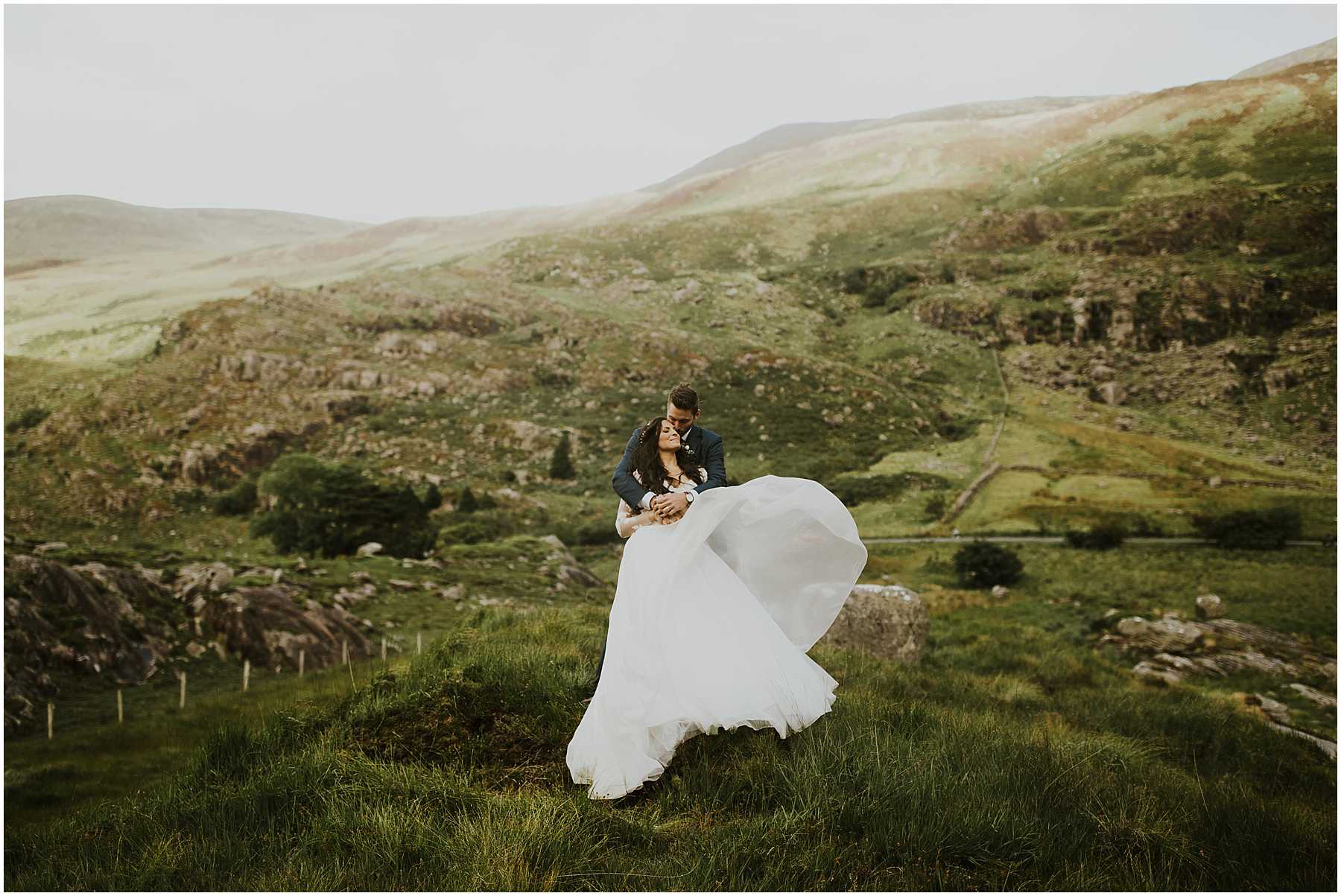 Intimate Wedding at the Gap of Dunloe in Ireland