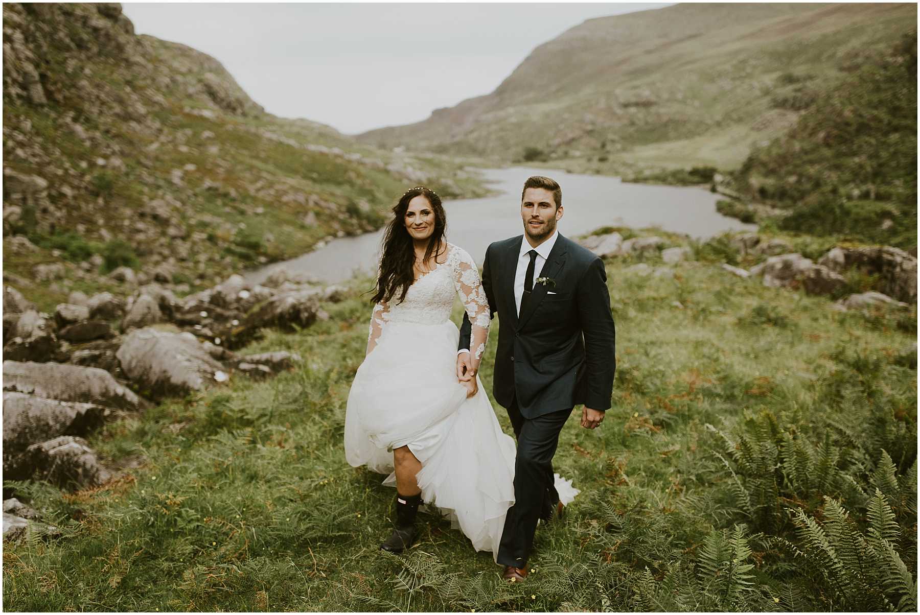 Intimate Wedding at the Gap of Dunloe in Ireland