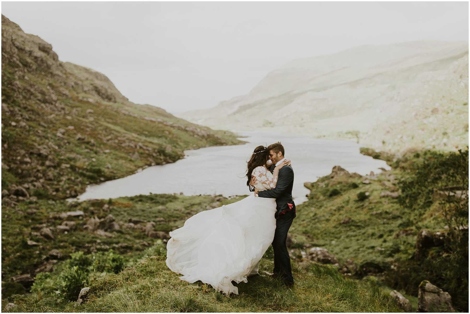 Intimate Wedding at the Gap of Dunloe in Ireland