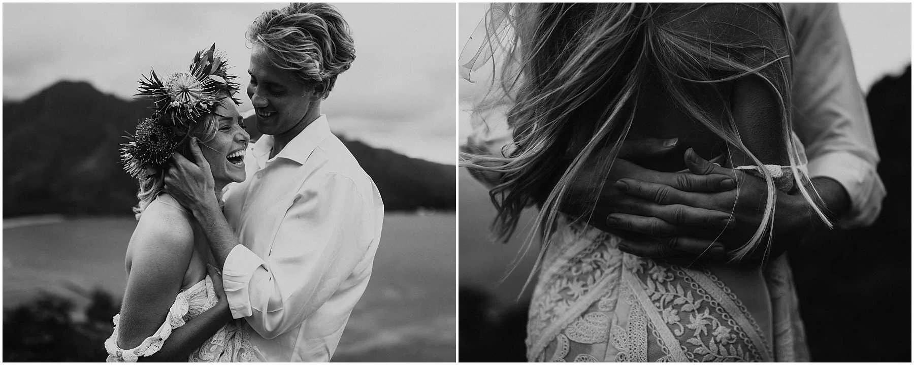 Oahu Hawaii Adventure Hiking Elopement