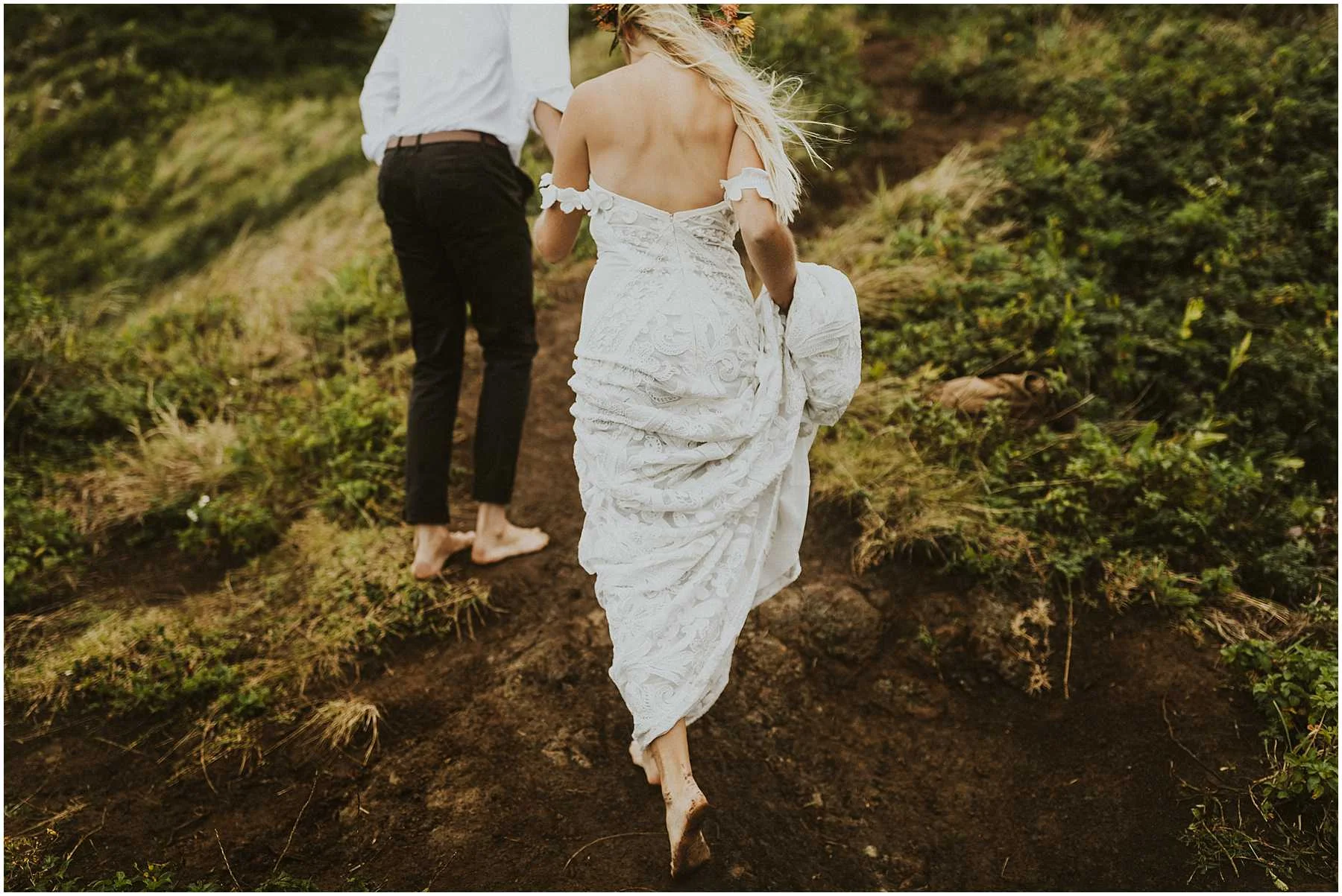 Oahu Hawaii Adventure Hiking Elopement