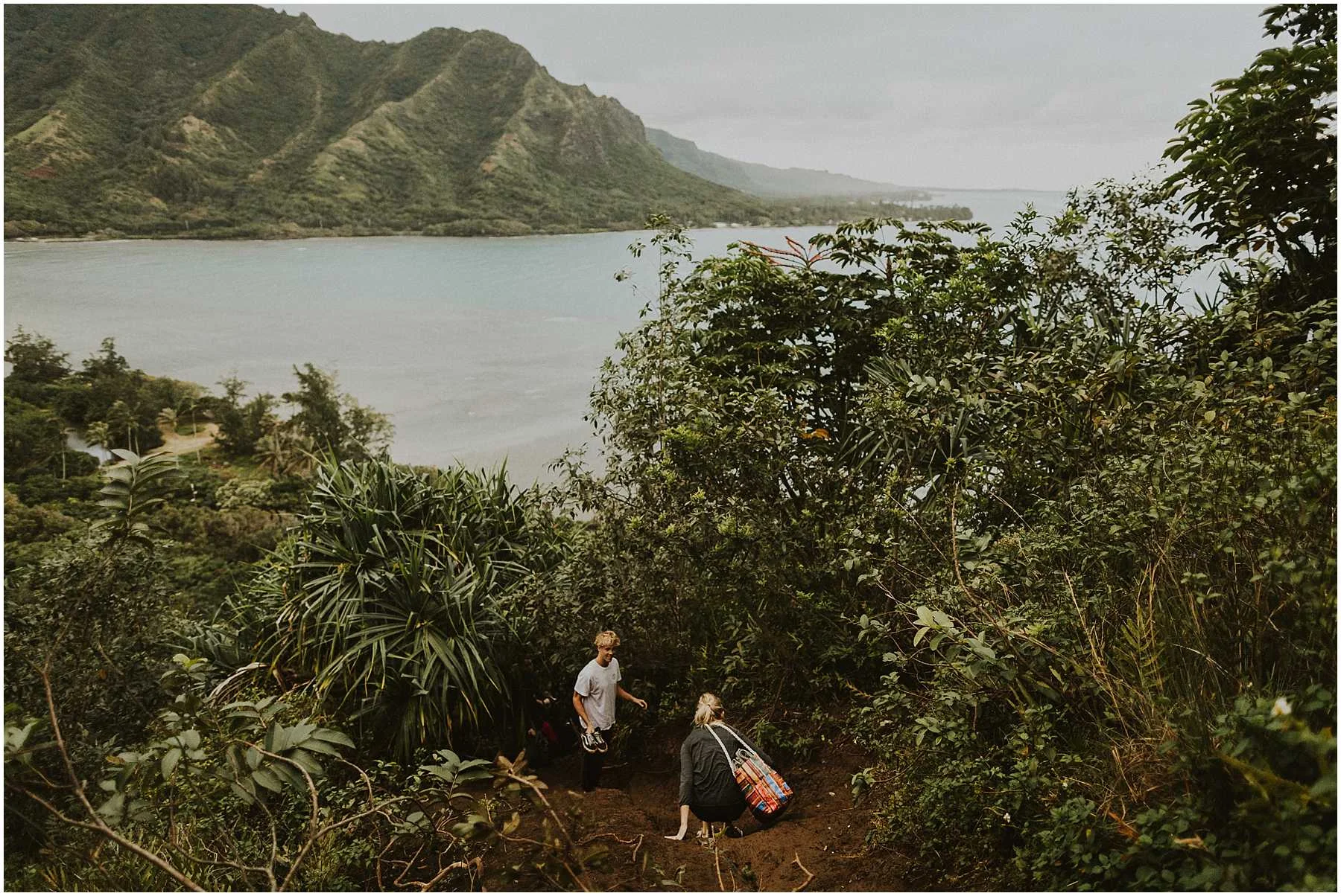 Oahu Hawaii Adventure Hiking Elopement