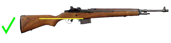 M1A Configured as a California legal rifle with detachable magazine.