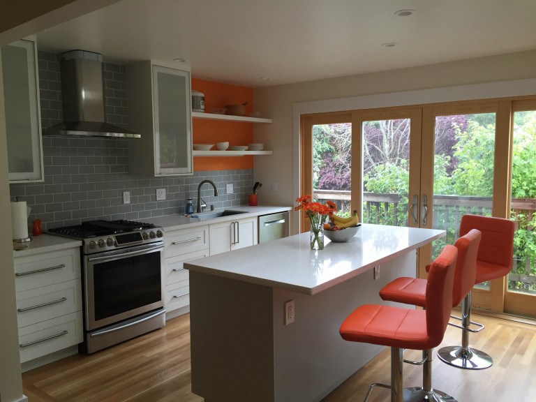 A gorgeous San Francisco kitchen designed by IKD - Inspired Kitchen Design and featuring Kokeena doors and casework on IKEA's SEKTION cabinet system. 