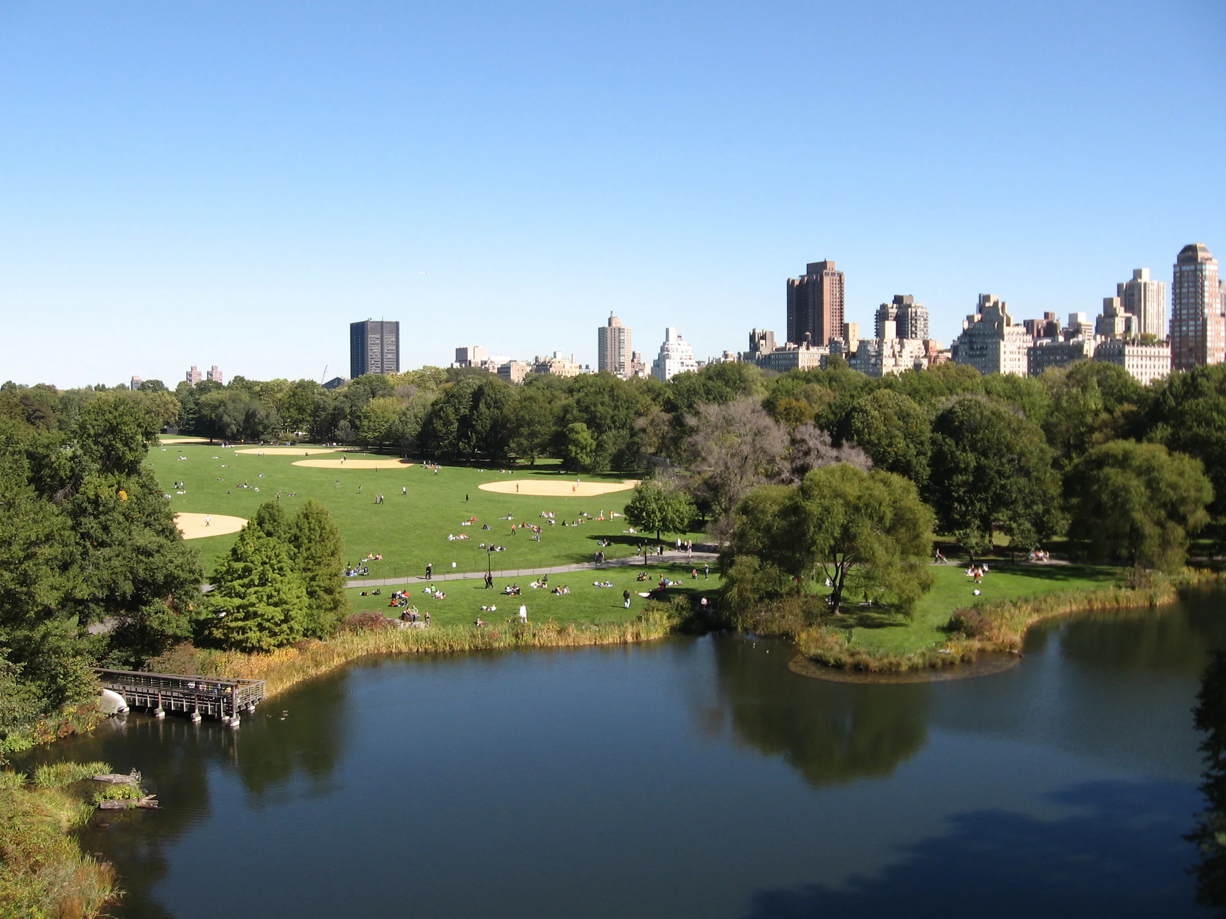 "VISTA OF GREAT LAWN FROM BELVEDERE CASTLE" BY KCPWIKI - OWN WORK. LICENSED UNDER CC BY-SA 3.0 VIA WIKIMEDIA COMMONS