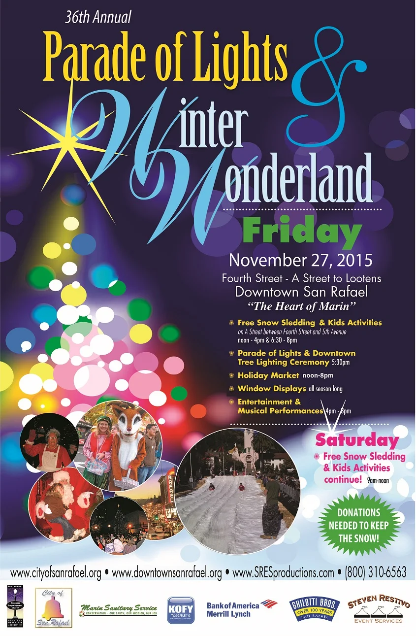 San Rafael Parade of Lights Winter Wonderland