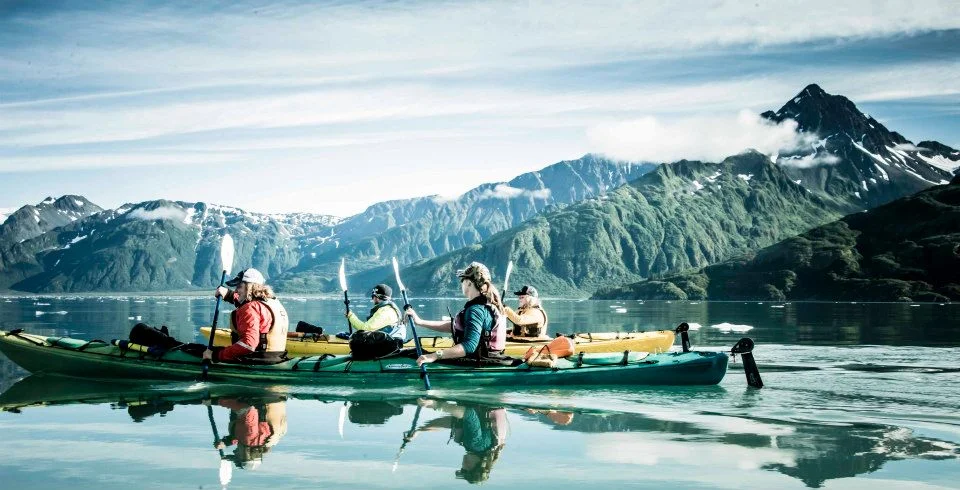 Kayaking in Aialik Bay