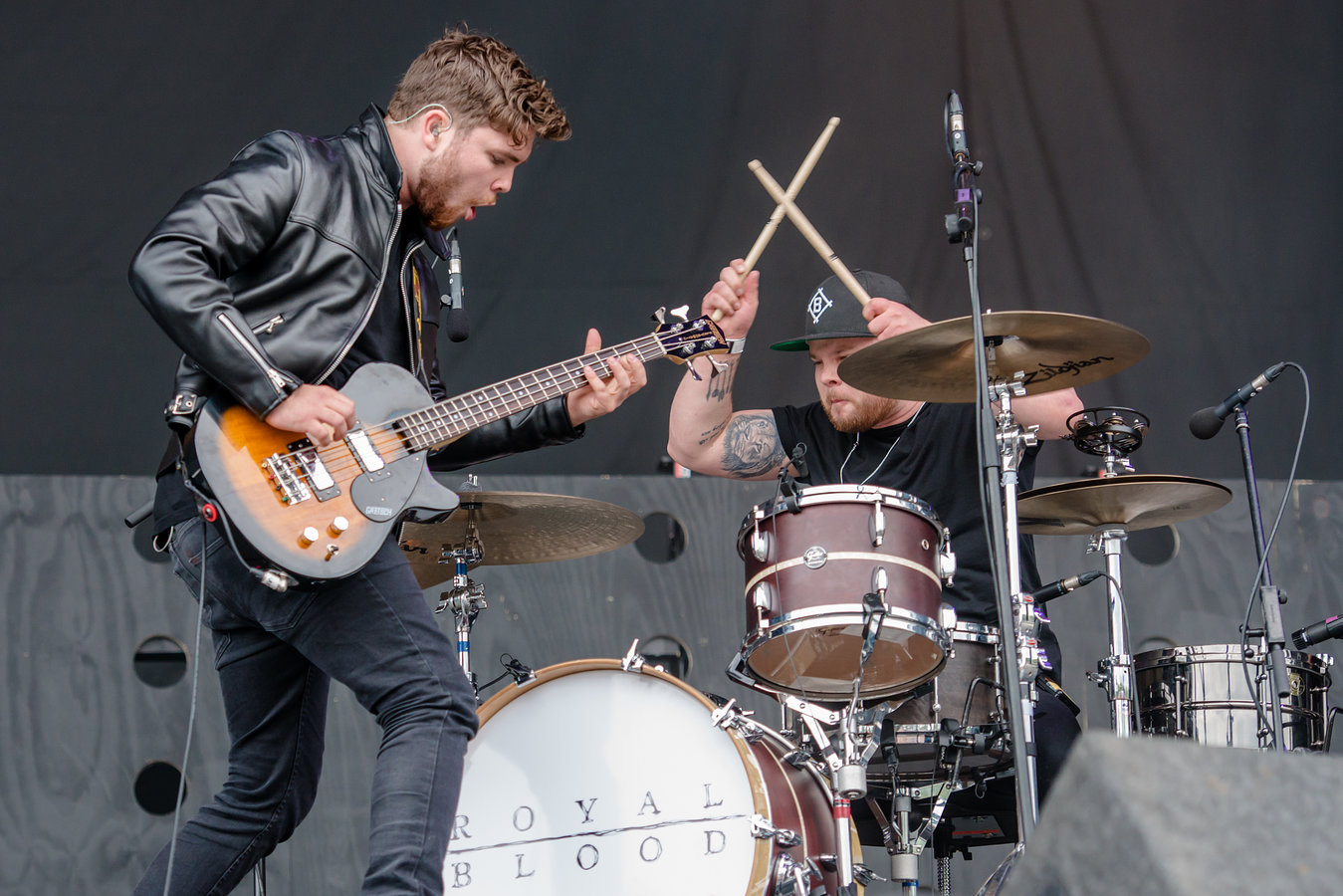 Getting the blood pumping at Glastonbury