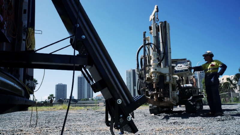 UVOST investigation with Geoprobe on the Gold Coast QLD.