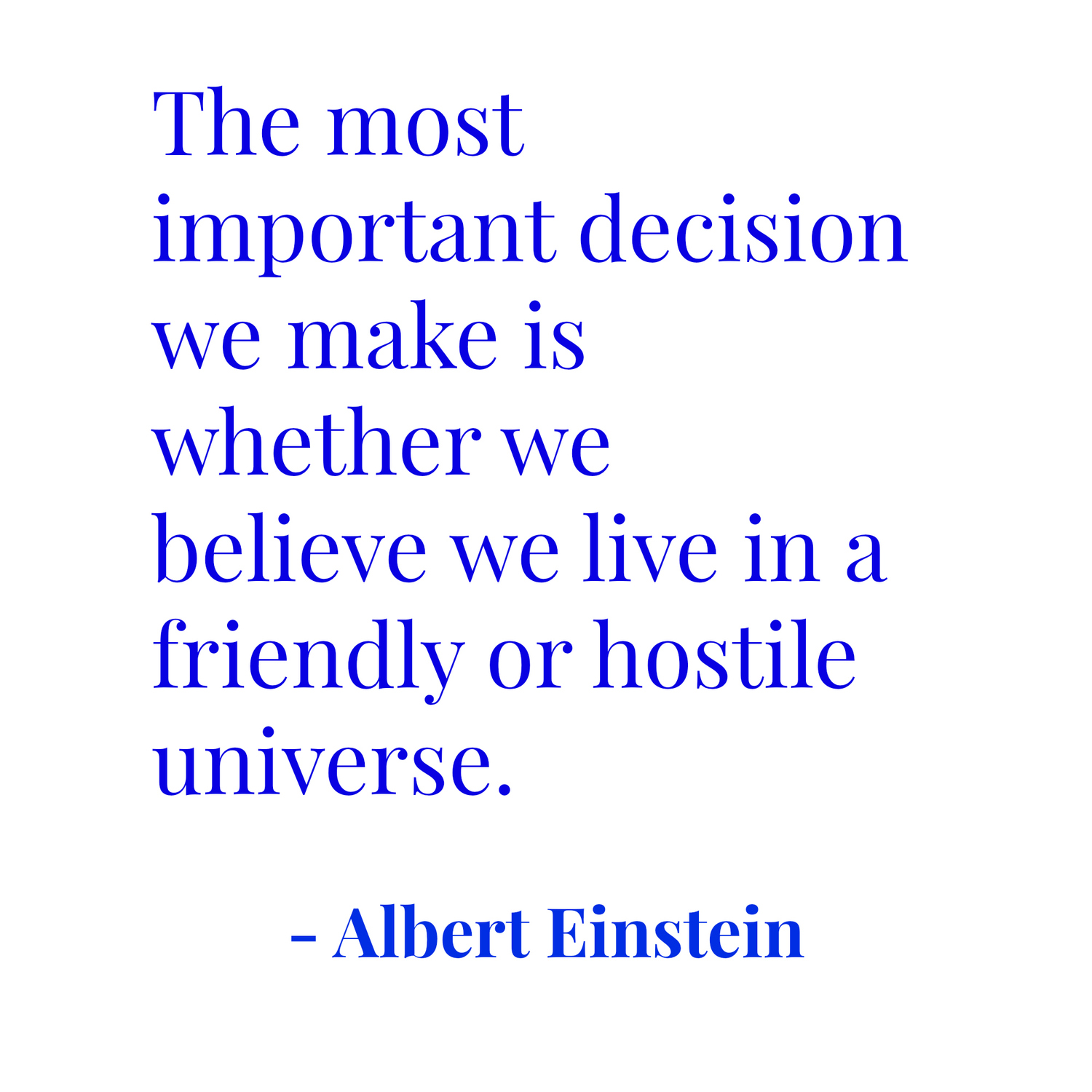 Albert Einstein quote