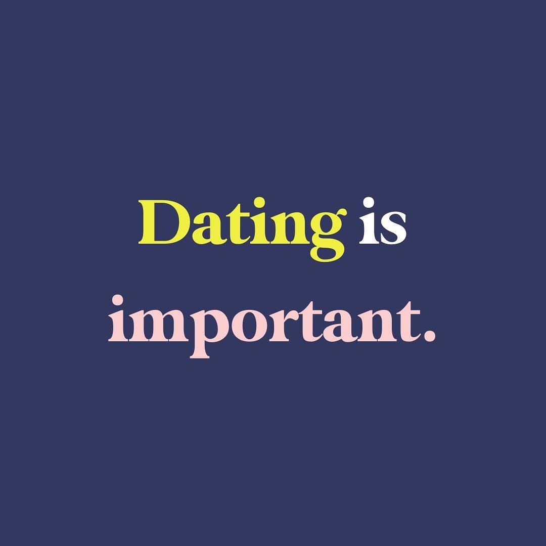 One of my signature dating mottos is: Dating Is Important. And you might be thinking, well duh! 🙄 But let's think about it. Often we expect love to &ldquo;just happen&rdquo;, and the sooner the better. Dating is usually viewed as an annoyance to endure and get through as quickly as possible. You might feel impatient to get to the relationship you're manifesting, and that's completely normal. However, the process of dating is a valuable one. ⠀
⠀
Dating teaches you really critical relationship skills, like communication, flirting, compromise, establishing and respecting boundaries, communicating and addressing needs, vulnerability, and self love ❤️⠀
⠀
Dating Is Important because it shows you where you need to grow, to heal, to open your heart, and to love yourself more. When you date with intention and the right strategy, you get so much out of the experience AND actually learning those lessons get you to the love you want so much faster 🙏🏾⠀
⠀
#love #happiness #datingcoach #lovecoach 