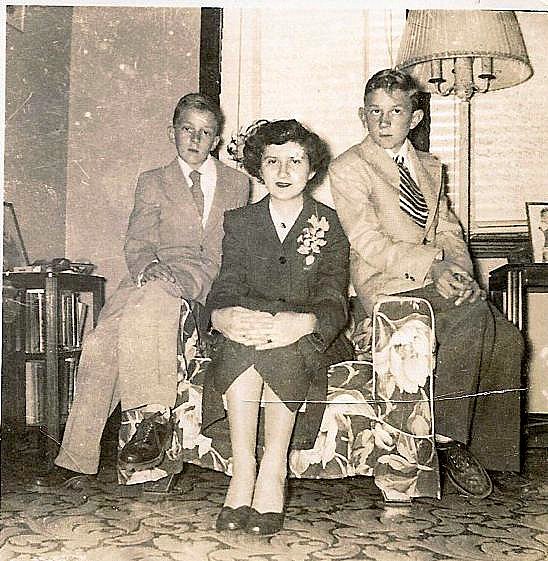  My grandmother, uncle, and father. 