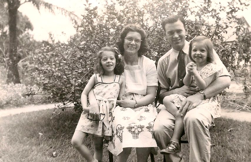 The Buerers during their first year in Africa. Peggy, Vickie, Harry & my mother, Nancy.