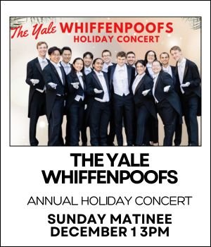 THE YALE WHIFFENPOOFS Holiday Concert Sunday December 1 2024 @ 3:00 PM