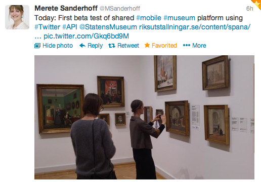 HintMe: a Shared Mobile Museum Platform on Twitter