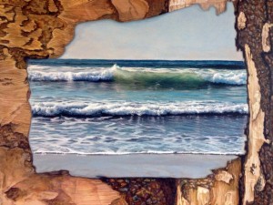 "Border Walled" by Amelie Rider, artwork from Everyone's Ocean