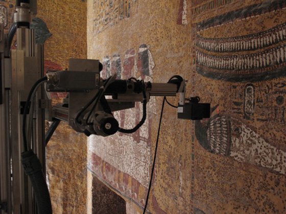 Armstrong, Katie. Burial Chamber of King Tutankhamun. Photograph. 3D Printing Industry . June 10, 2016. Accessed September 28, 2017. https://3dprintingindustry.com/news/factum-arte-preserving-cultural-heritage-3d-tech-82223/.