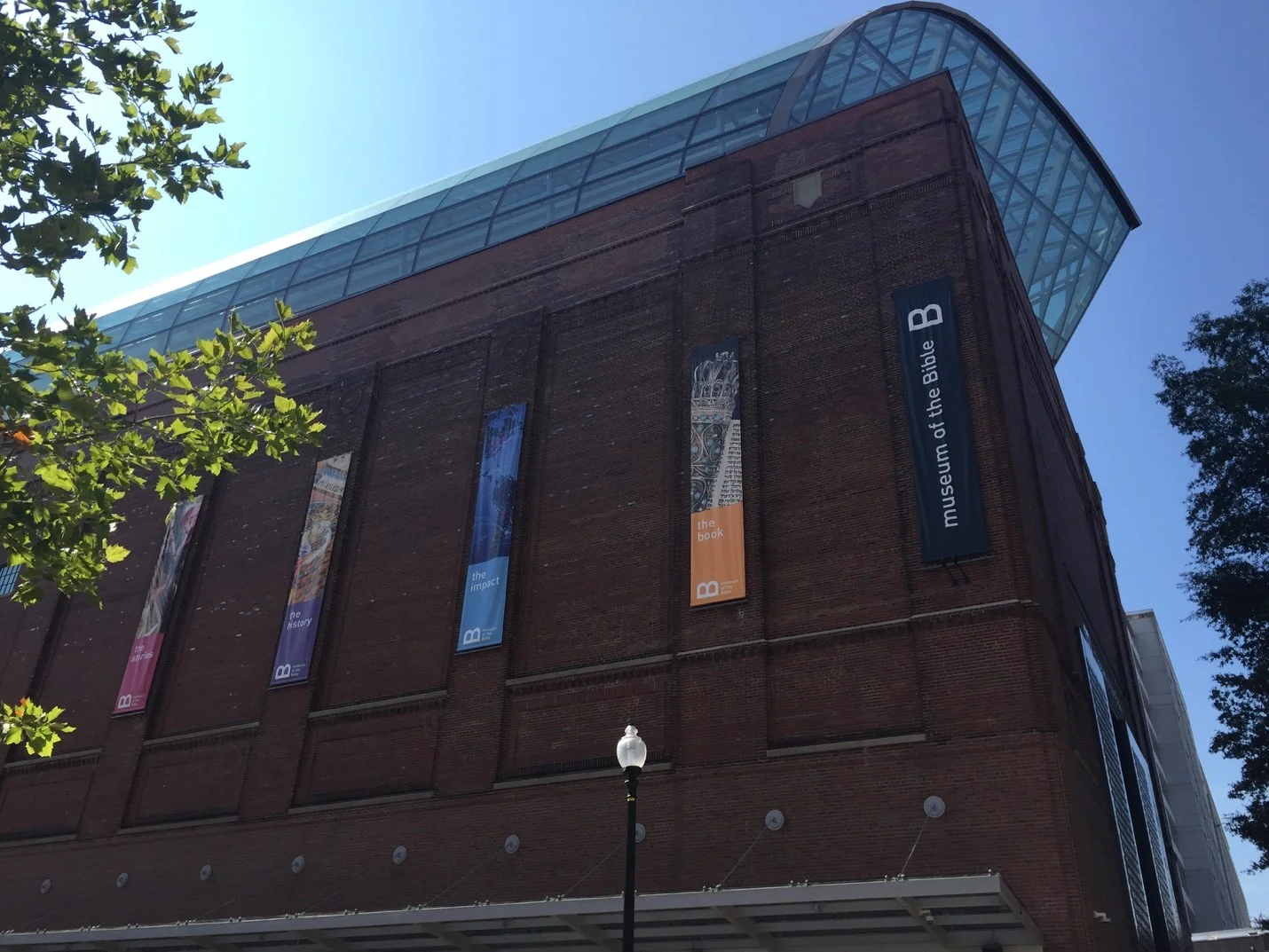The Museum of the Bible at 400 4th Street SW in Washington, DC Photo Credit: Michaela Kizershot White